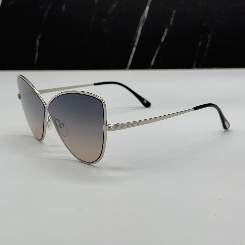 NEW TOM FORD TF569 16B WOMEN BUTTERFLY SUNGLASSES TOM FORD ELISE-02 FT0569/S 16B - Picture 5 of 11